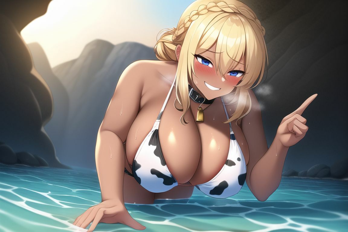 サンプル画像3:うしとらビキニ合戦(催●スマホの淫魔) [d_248347]