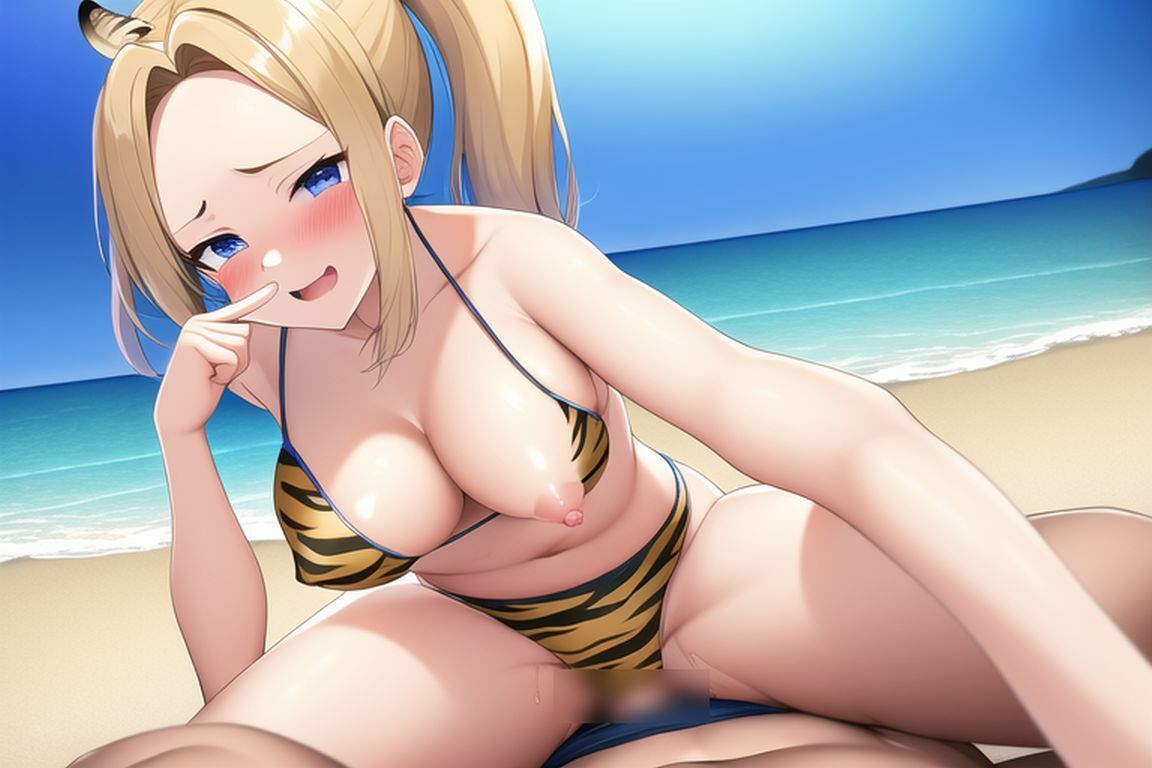 サンプル画像4:うしとらビキニ合戦(催●スマホの淫魔) [d_248347]