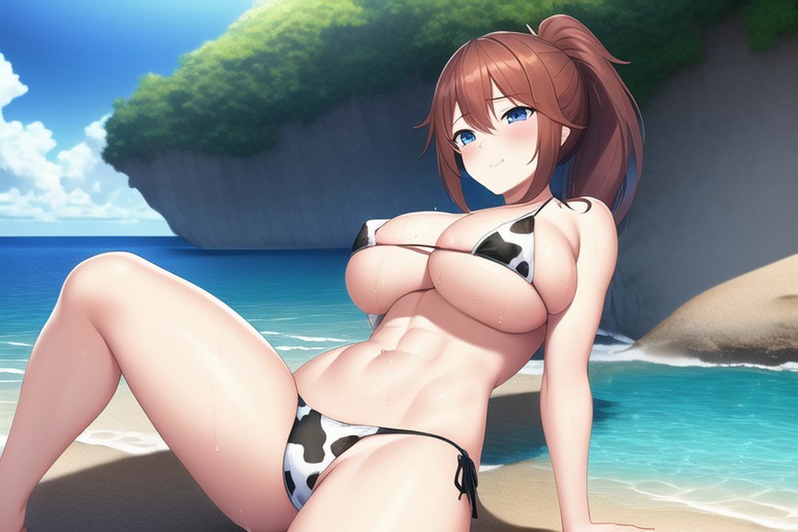 サンプル画像5:うしとらビキニ合戦(催●スマホの淫魔) [d_248347]