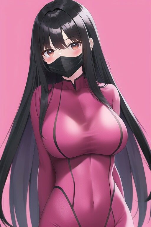 サンプル画像1:ピンク色ボディスーツ マスクありver CG集Vol.1(ピッチリスキー) [d_248401]