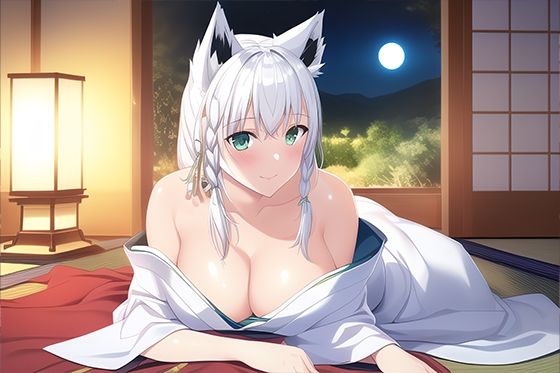 サンプル画像3:しろきつね 全年齢向け CG集 vol.3 / 白狐の巣ごもり （112枚）(AngelAkiha) [d_248457]