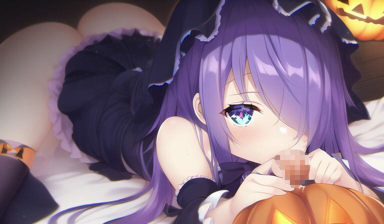 サンプル画像1:紫髪ちゃん イラスト詰め合わせ(しとね) [d_248768]