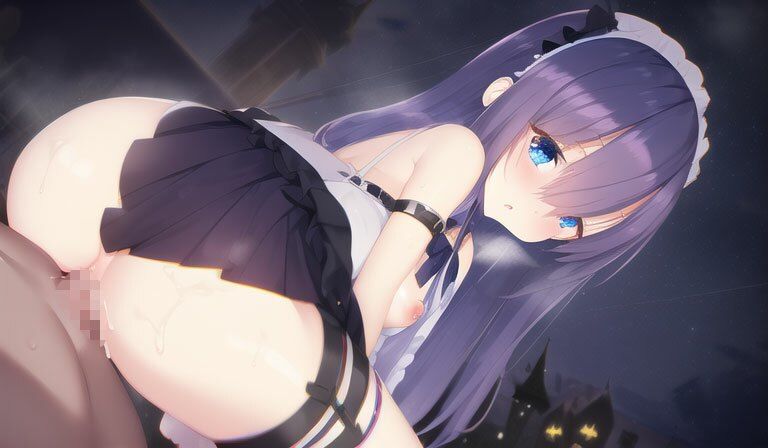 サンプル画像4:紫髪ちゃん イラスト詰め合わせ(しとね) [d_248768]