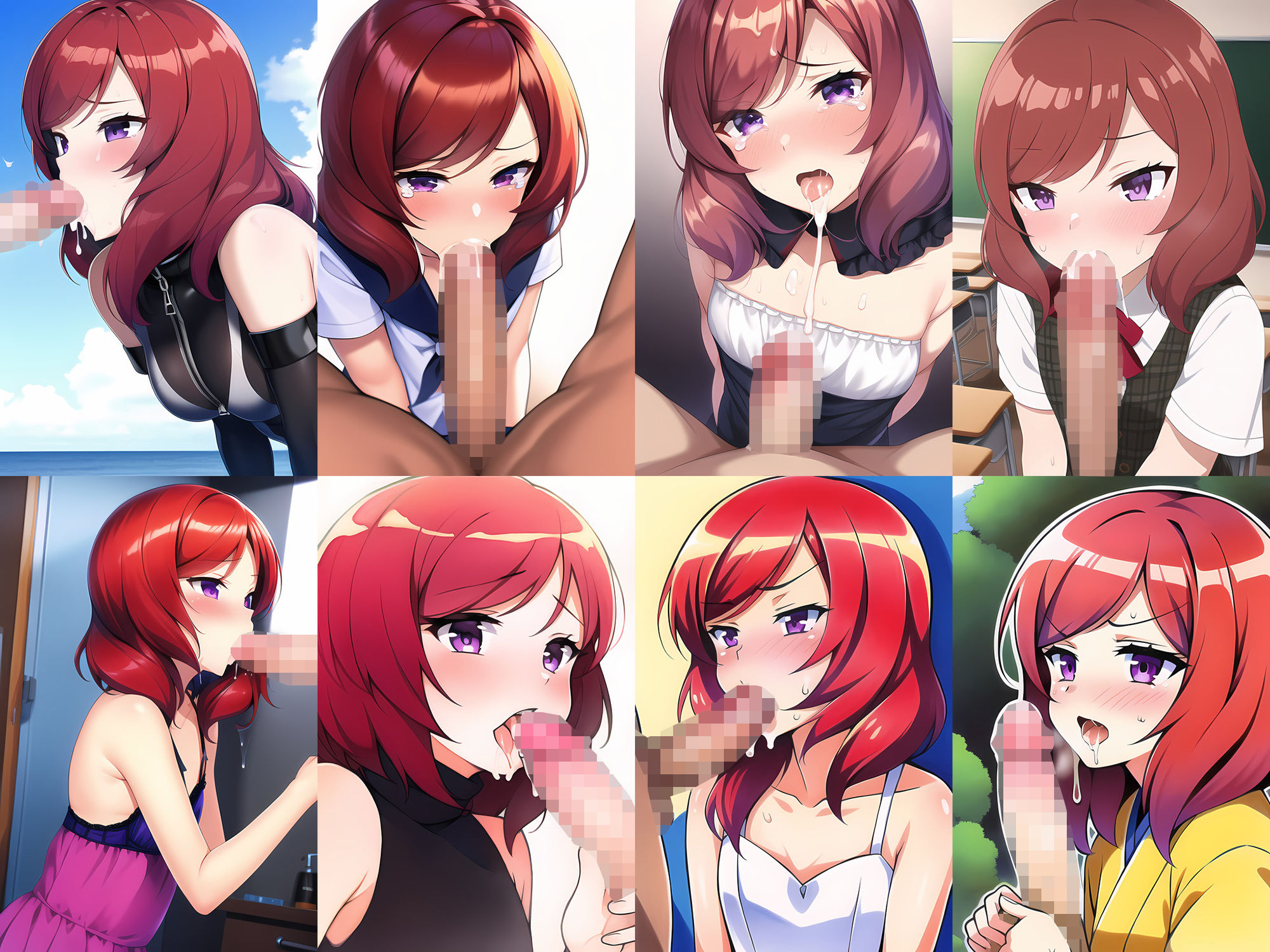 サンプル画像4:スクールアイドルNM_HCG集まとめ売り(AIで遊ぼ) [d_248825]