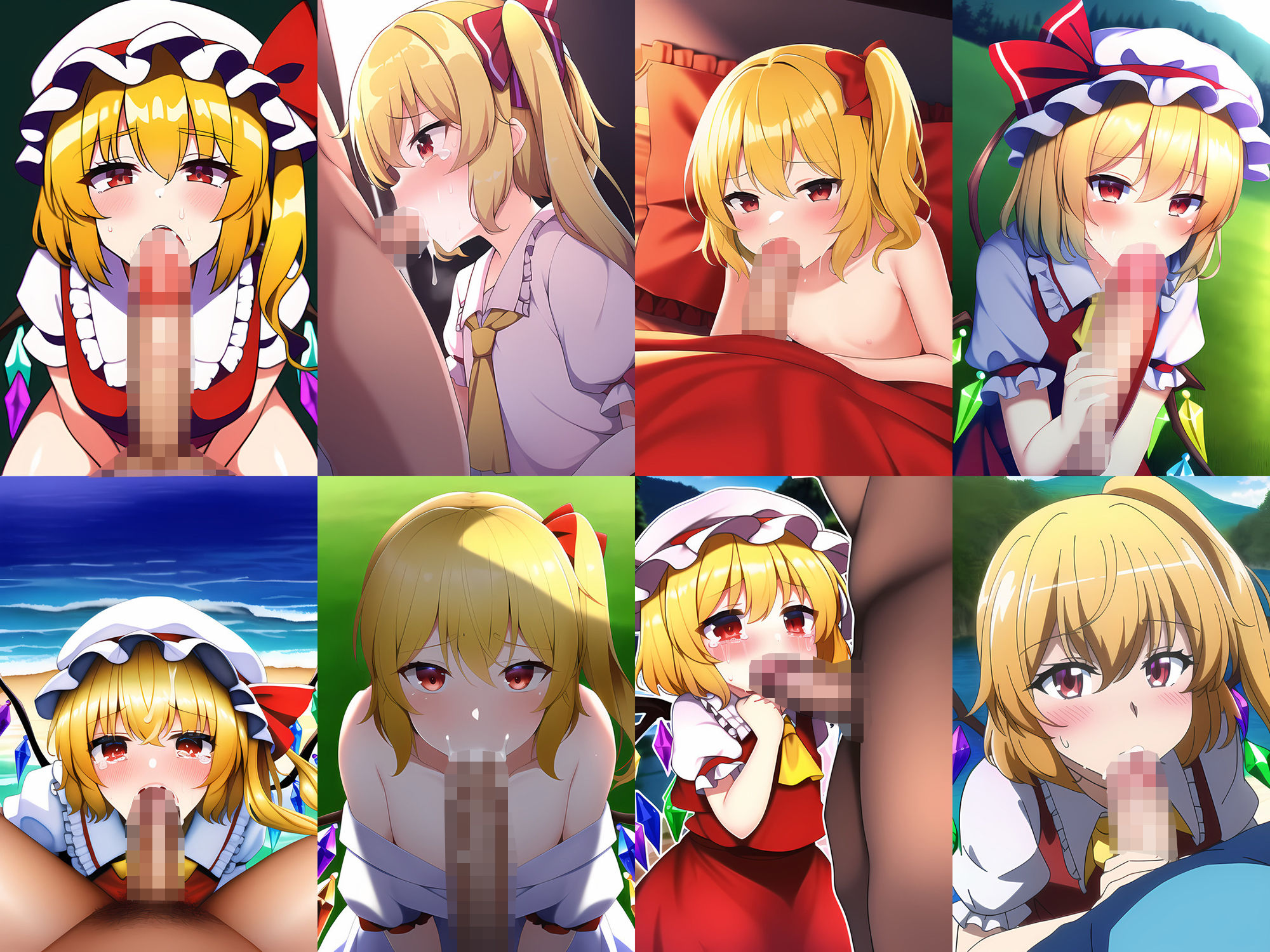 サンプル画像4:吸血鬼少女妹HCG集まとめ売り(AIで遊ぼ) [d_248830]