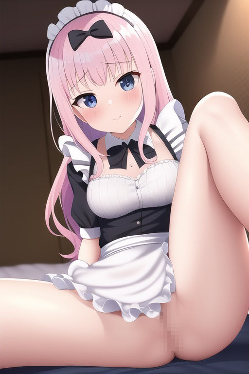 サンプル画像2:か〇や様は告らせたい 藤〇千花（メイド） R-18あり(メンダコ) [d_248833]