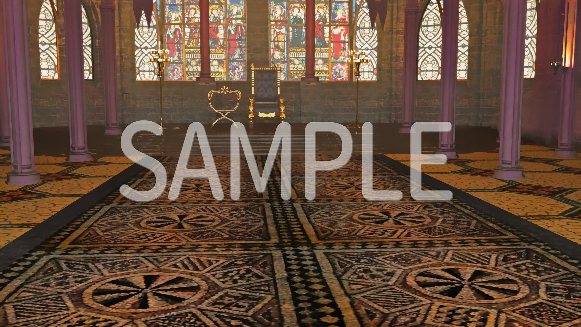 サンプル画像1:CG背景素材集 玉座(すてら背景素材) [d_248855]