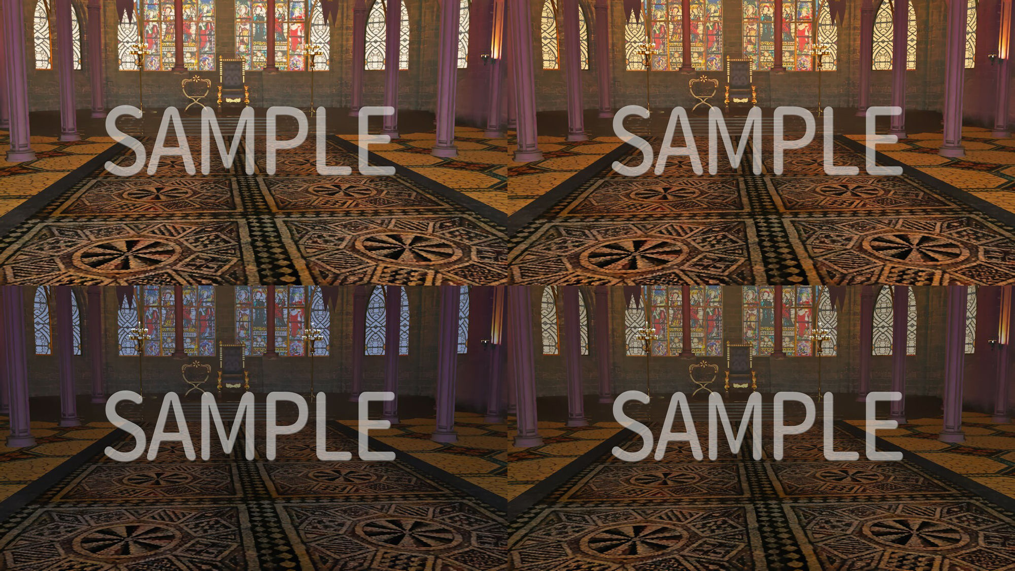 サンプル画像2:CG背景素材集 玉座(すてら背景素材) [d_248855]