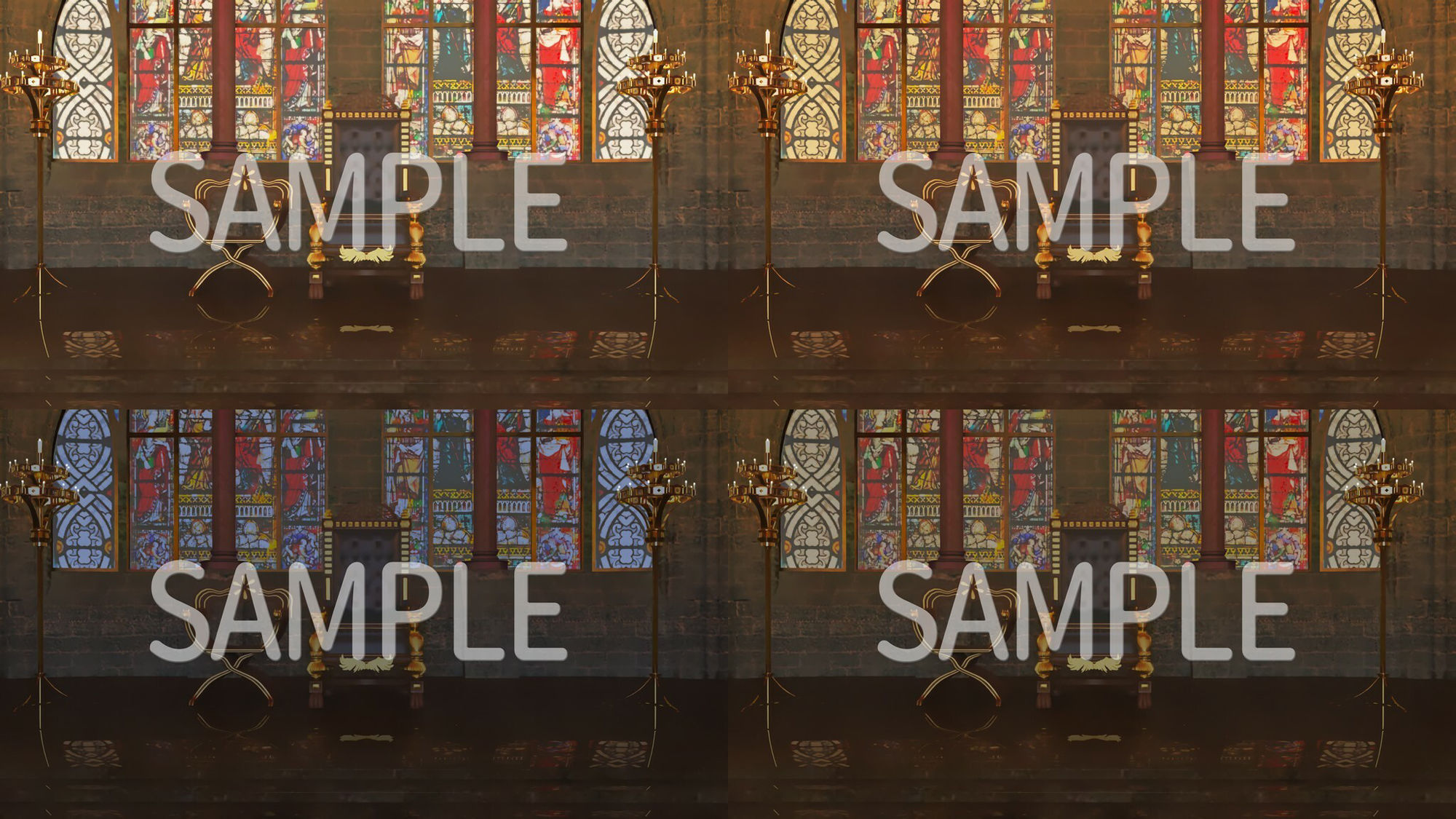 サンプル画像3:CG背景素材集 玉座(すてら背景素材) [d_248855]