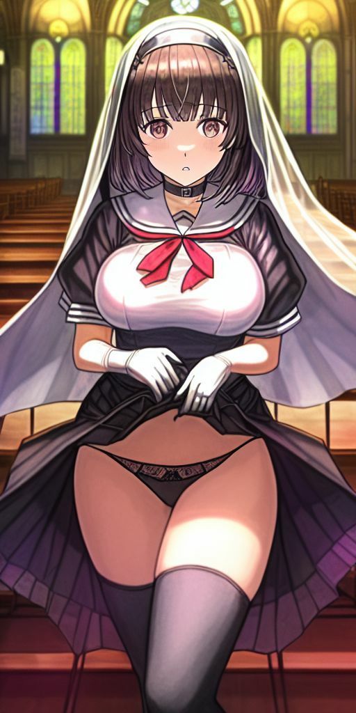 サンプル画像3:AIイラスト（たくし上げ集その1・100枚）(AI_freaks) [d_248929]