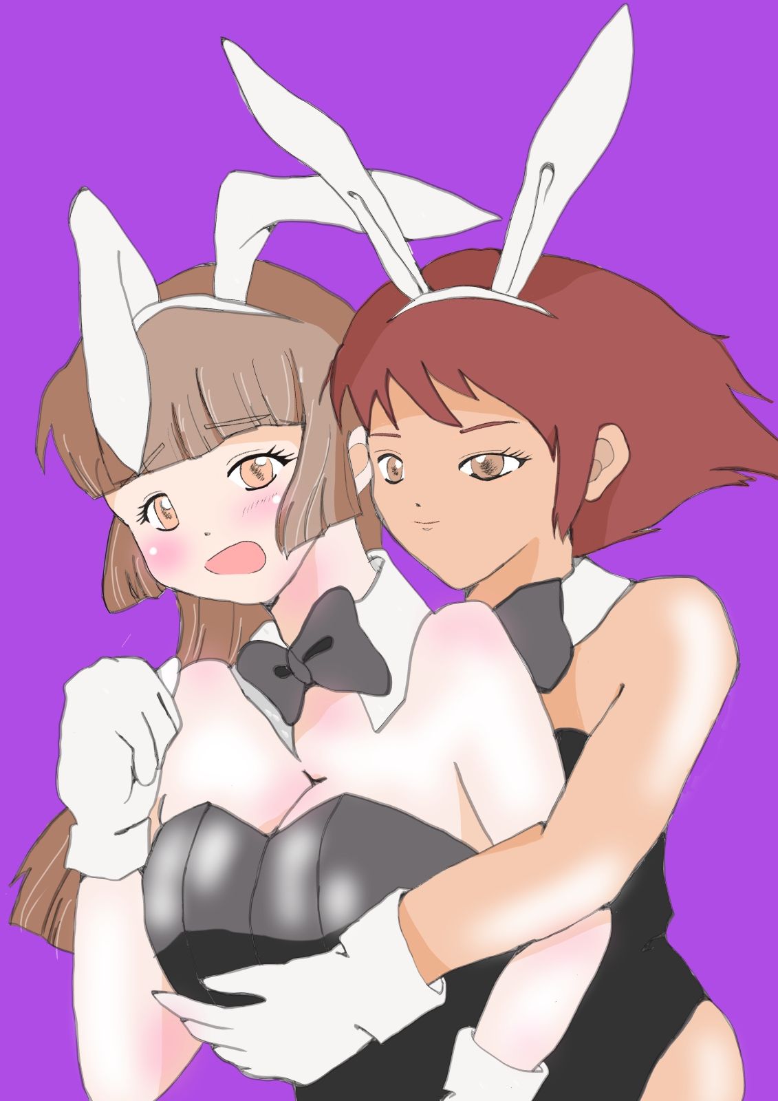 サンプル画像2:ツインバニーセクハラムラムラ日記(癒し処ピンク) [d_248945]