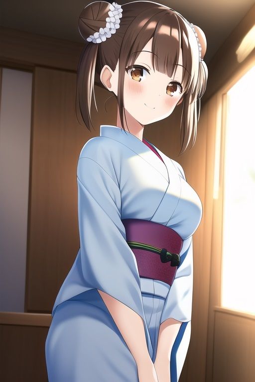 サンプル画像5:ア〇ドルマスターシャイニーカラーズCG集 園〇智代子（浴衣）R-18あり(メンダコ) [d_248951]