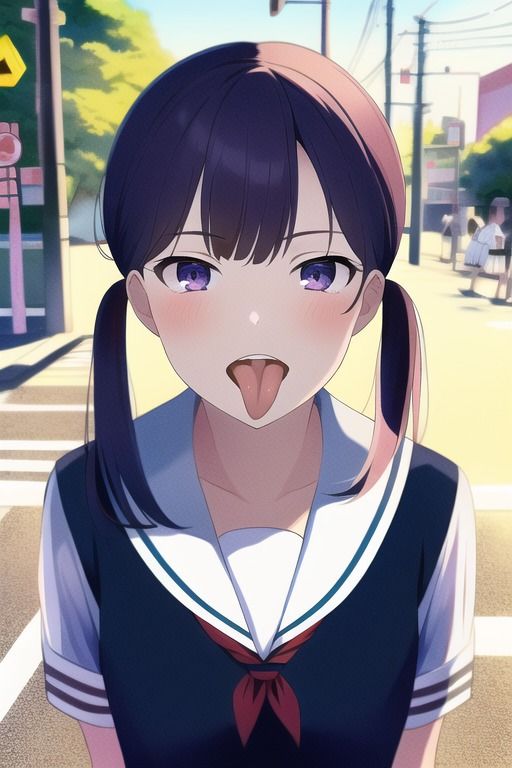 サンプル画像1:【素人舌出しコレクション】街中にいる女の子に「べーって舌出してくれませんか？」ってお願いしてみたwww(ふみーふみー) [d_249077]