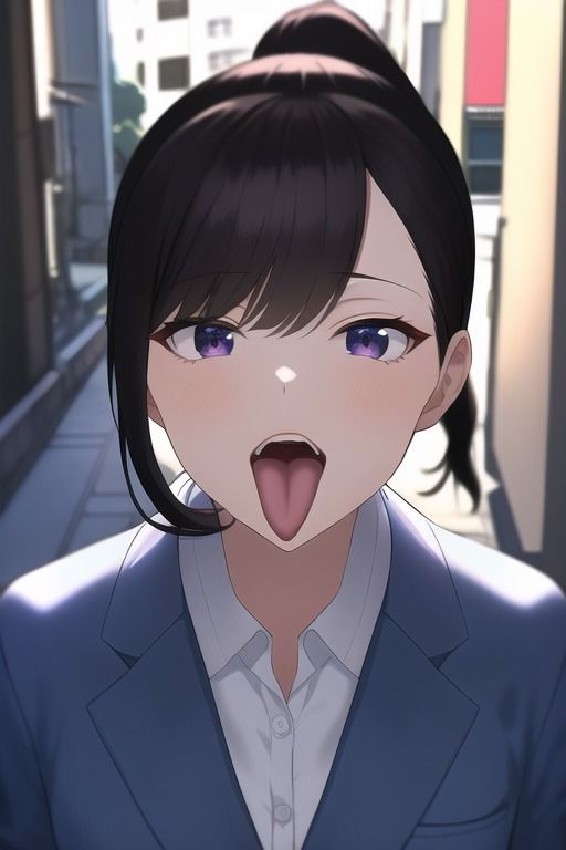 サンプル画像5:【素人舌出しコレクション】街中にいる女の子に「べーって舌出してくれませんか？」ってお願いしてみたwww(ふみーふみー) [d_249077]