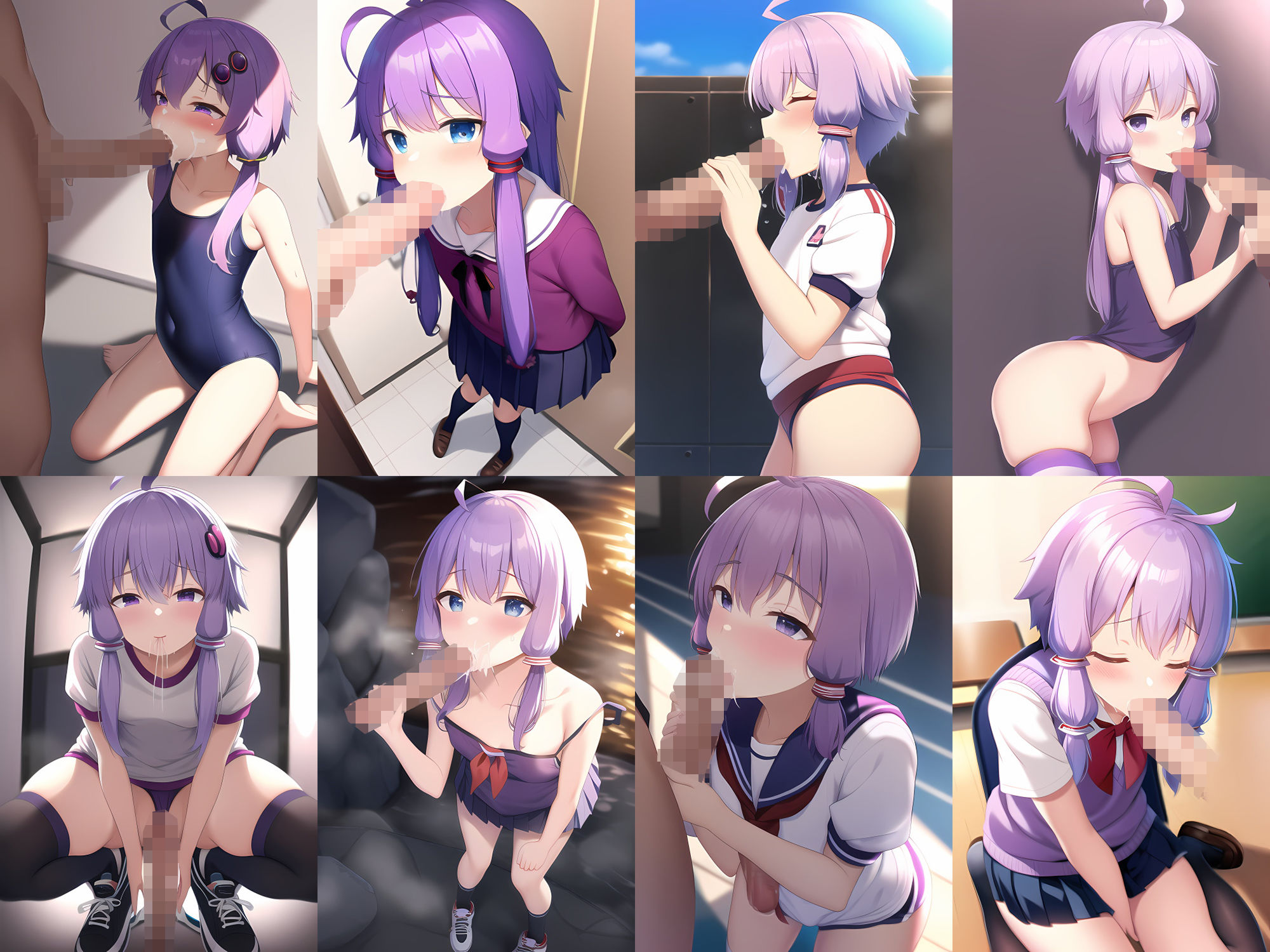 サンプル画像1:合成音声娘HCG集まとめ売り(AIで遊ぼ) [d_249146]