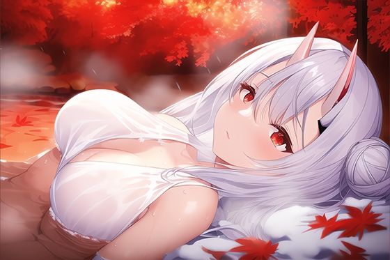 サンプル画像1:かわよおに 全年齢向け CG集 vol.3 / かわ余と紅葉と温泉 （147枚）(AngelAkiha) [d_249155]