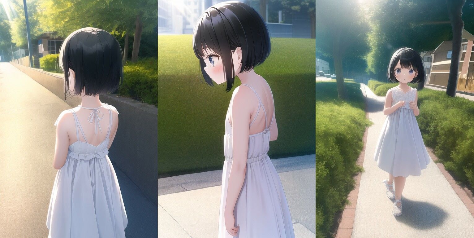 サンプル画像1:凌●純AI 〜公園凌●編〜(AIイラストコレクション) [d_249204]