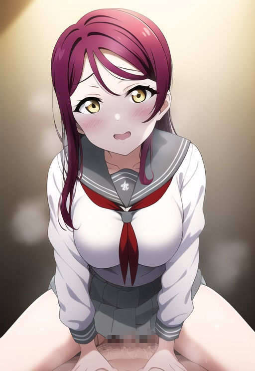 サンプル画像2:ラ○ライブ！サンシャイン！！CG集 桜○梨子（制服） R-18あり(メンダコ) [d_249406]