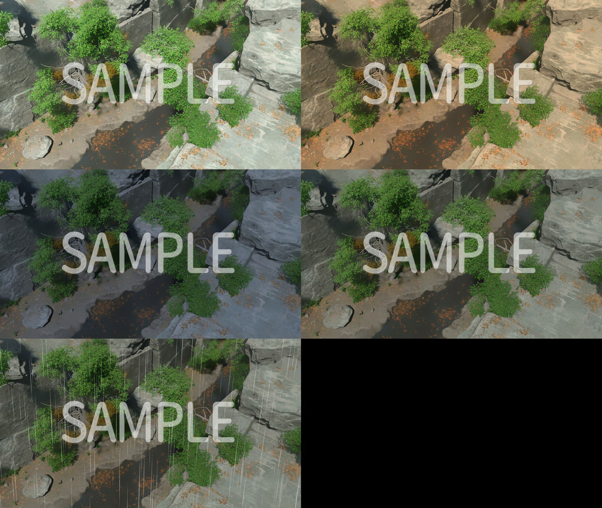 サンプル画像3:CG背景素材集 川(すてら背景素材) [d_249442]