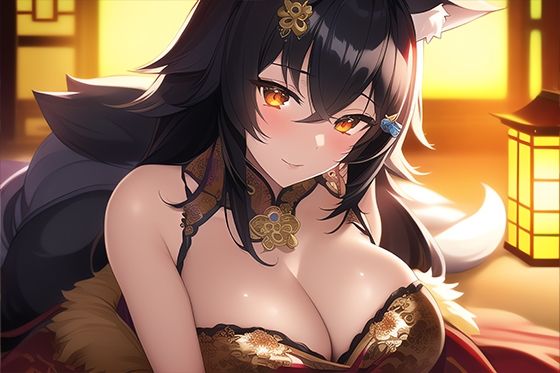 サンプル画像3:おおかみ 全年齢向け CG集 vol.3 / チャイナ服の狼娘 （170枚）(AngelAkiha) [d_249545]