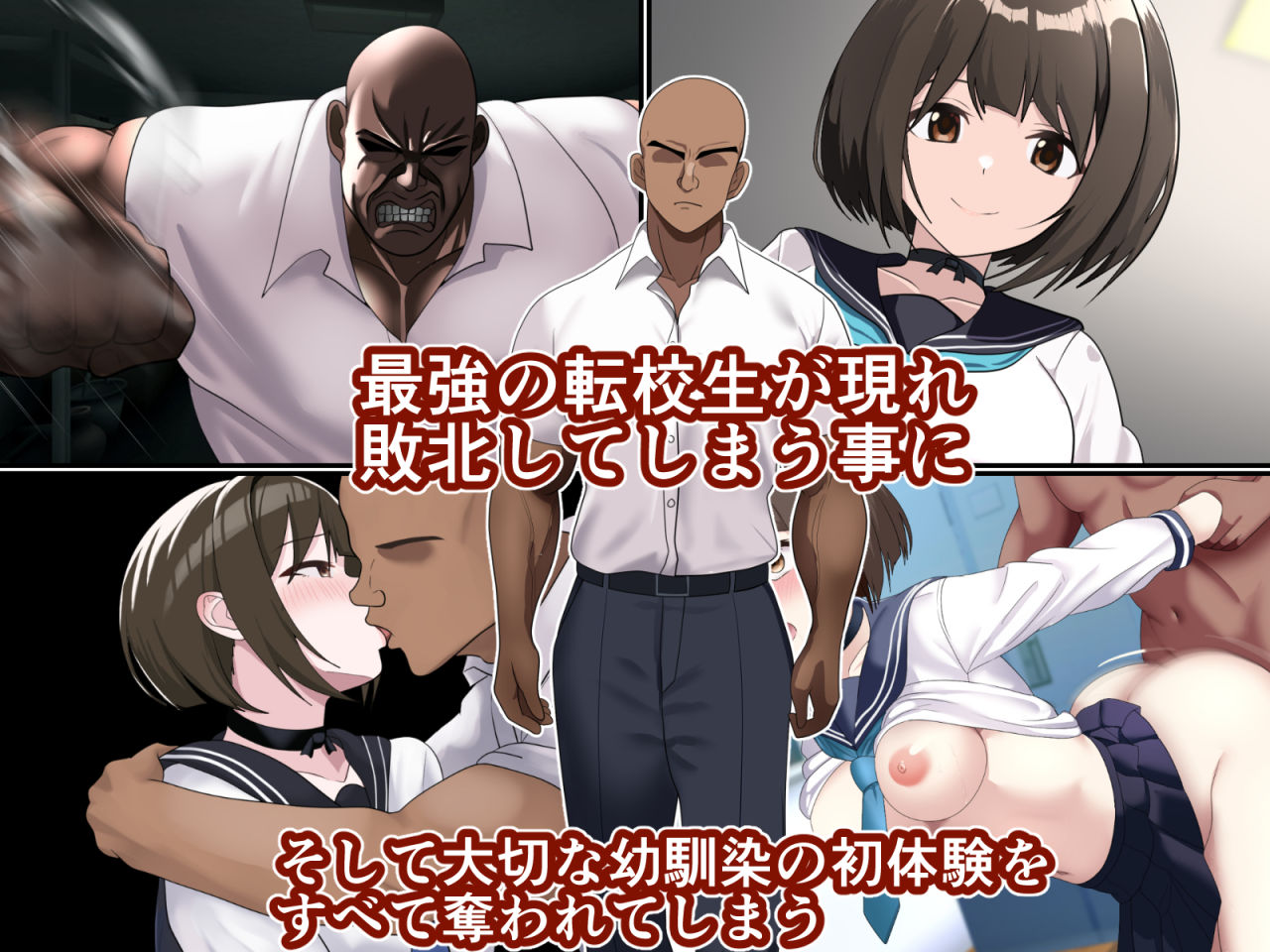 サンプル画像2:負けトラレ(けむしの晩餐会) [d_249657]