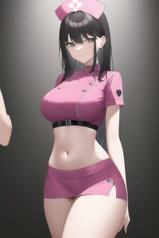 サンプル画像1:ナースな少女たち(歪) [d_249900]