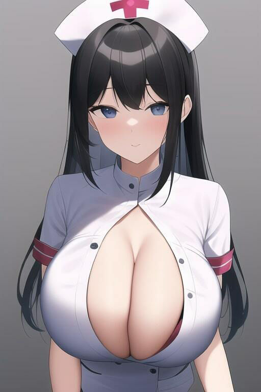 サンプル画像2:ナースな少女たち(歪) [d_249900]