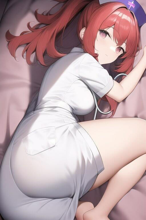 サンプル画像5:ナースな少女たち(歪) [d_249900]