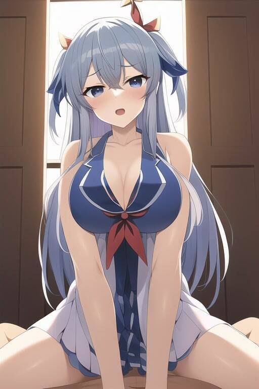 サンプル画像4:「健全な」上白沢慧音(歪) [d_249996]