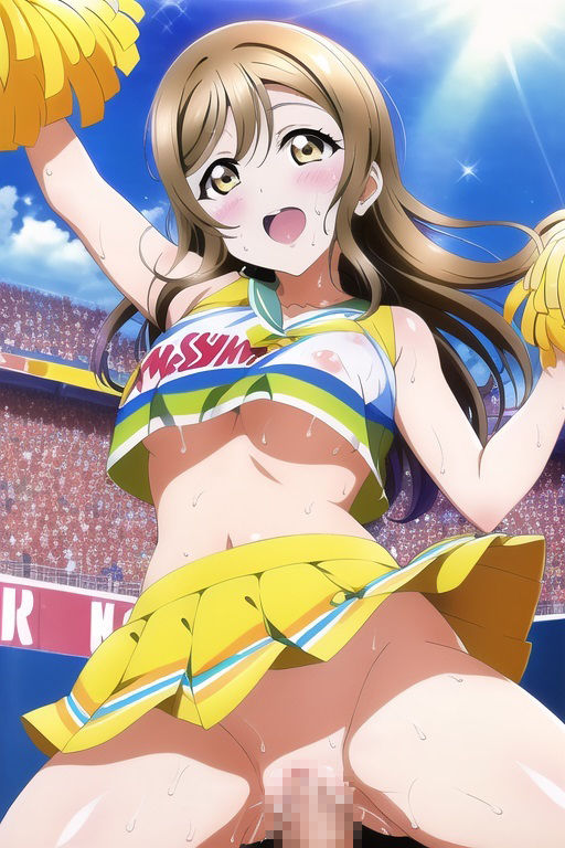 サンプル画像2:ラ○ライブ！サンシャイン！！CG集 国○田花丸（チア） R-18あり(メンダコ) [d_249998]