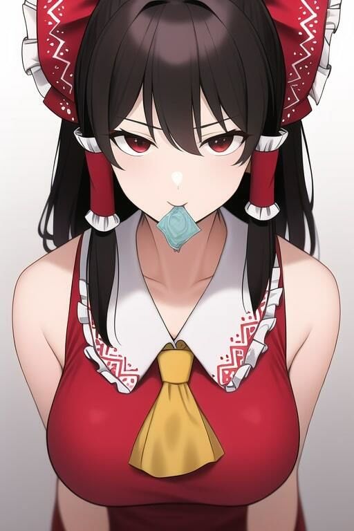 サンプル画像2:「健全な」博麗霊夢(歪) [d_250124]