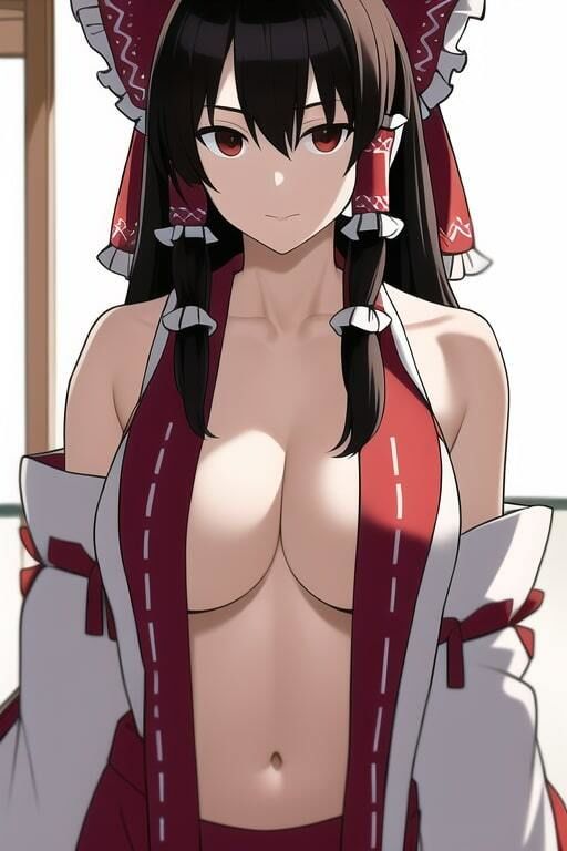 サンプル画像3:「健全な」博麗霊夢(歪) [d_250124]