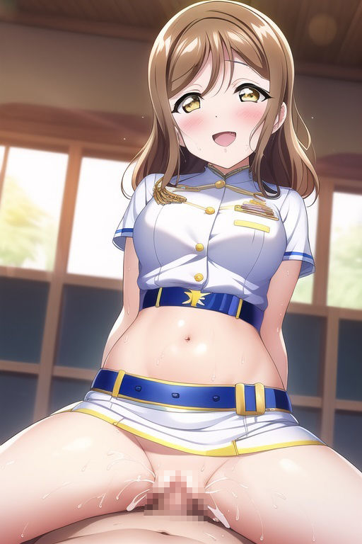 サンプル画像4:ラ○ライブ！サンシャイン！！CG集 国○田花丸（ポリス） R-18あり(メンダコ) [d_250167]