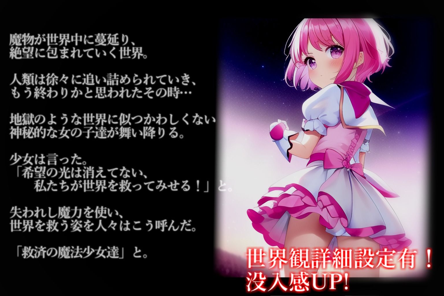 サンプル画像4:【魔法少女】Badend、IFストーリーVol.1(きなこもっち) [d_250172]