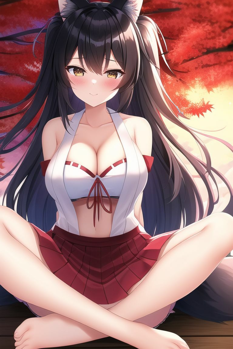 サンプル画像1:お狐様と秋のキノコを(催●スマホの淫魔) [d_250173]