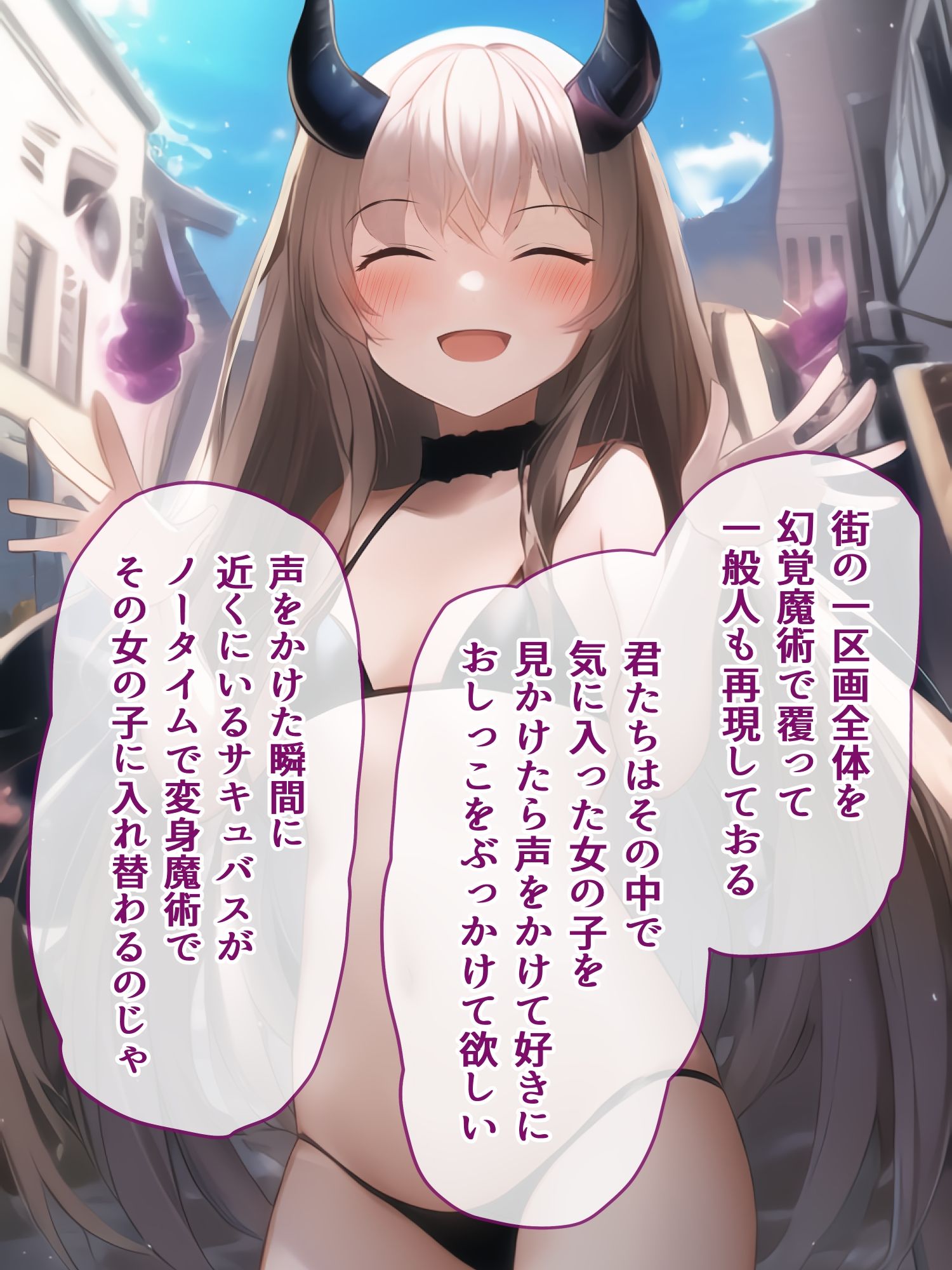 サンプル画像2:おしっこストリート 路上浴尿どうですか？(ふらふらトキシン) [d_250197]