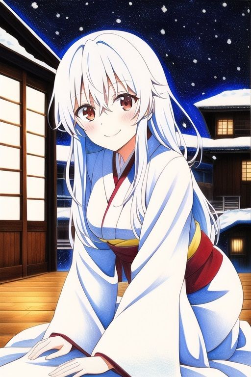 サンプル画像1:雪女のいる生活(イーシア) [d_250216]