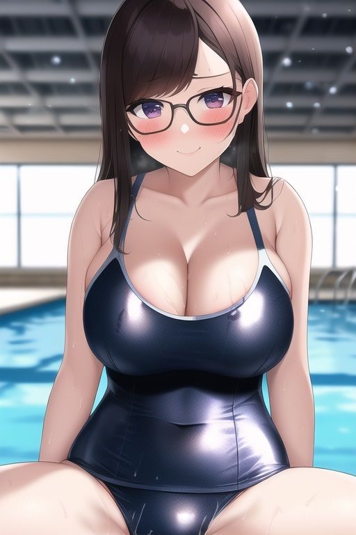 サンプル画像1:スク水メガネっ娘を強●SEX漬け 1(おかず屋さん) [d_250240]