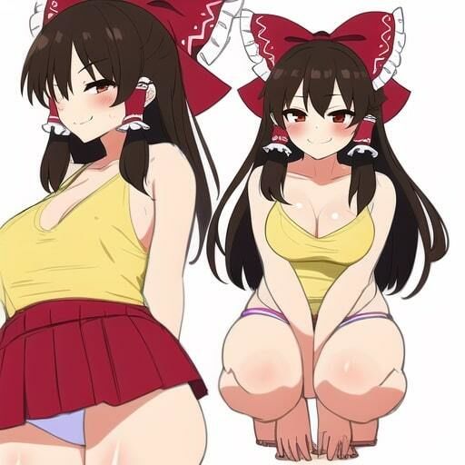 パンツを見せる巫女のサンプル画像 6