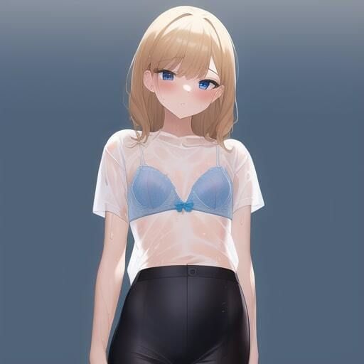 サンプル画像5:雨で透けている美少女(しゅんち) [d_250347]