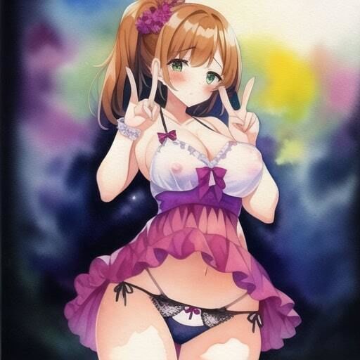 アイドルの○○が流出のサンプル画像 6