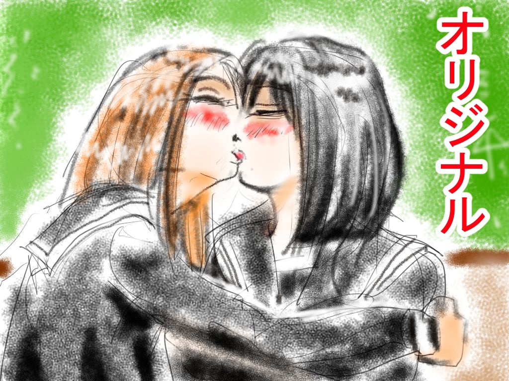 サンプル画像1:百合色の二人 その1 リメイク(データベースマン) [d_250529]