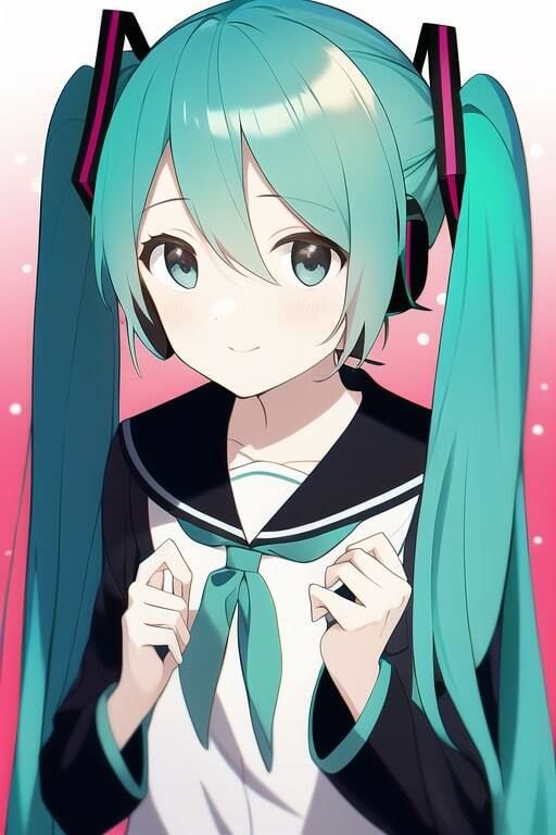 サンプル画像1:「健全な」初音ミク(歪) [d_250679]