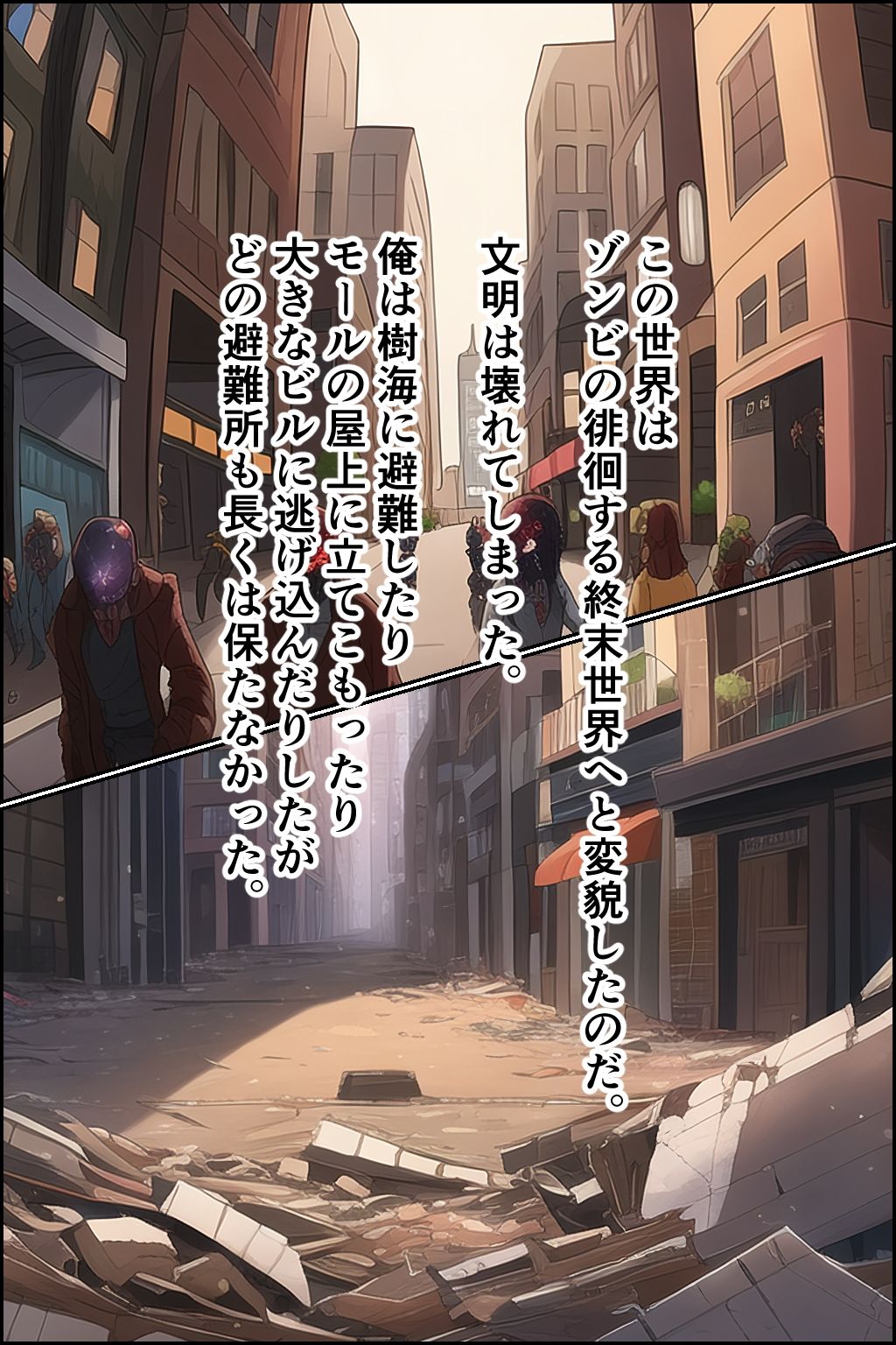 サンプル画像2:ゾンビ禍の終末世界で子作りセックス(みんなの巨乳アイランド) [d_250690]