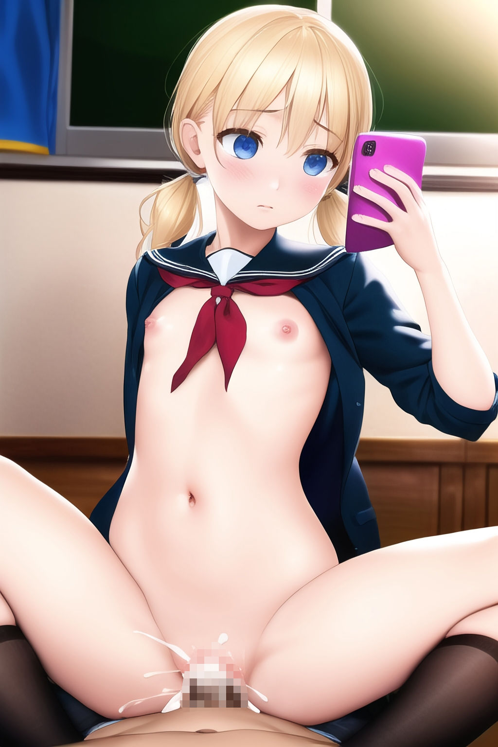 サンプル画像3:スマホに夢中な女の子とやっちゃおう！(ジャングルジム) [d_250851]