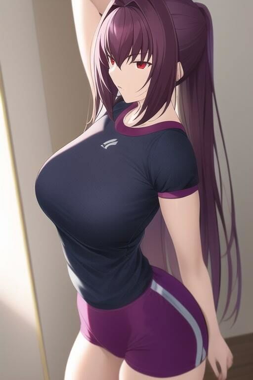 サンプル画像3:「健全な」スカサハ(歪) [d_250975]