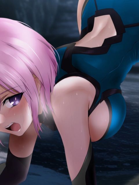 洞窟で囚われるマ○ュ