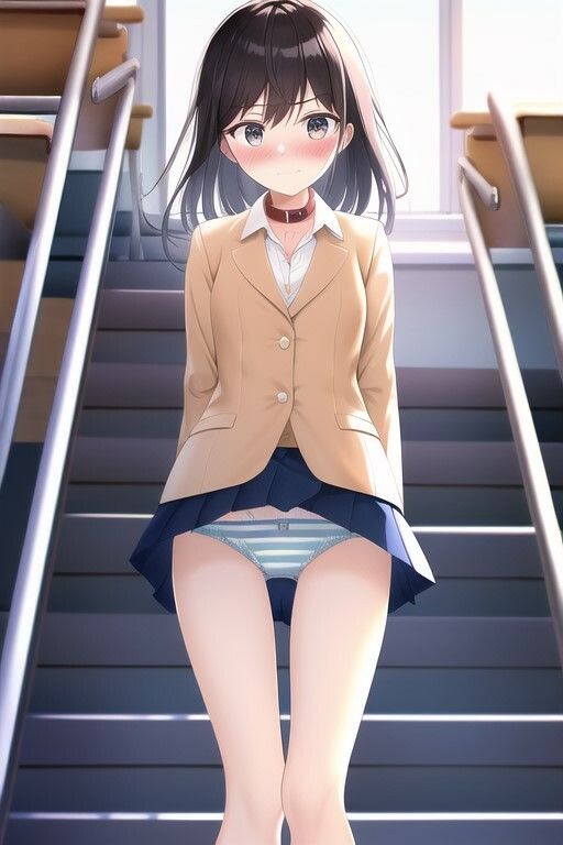 サンプル画像1:制服スカートぱんちら！たっぷりボリューム100枚越え！恥じらい顔、悪戯顔など多数の表情を内包！(sono) [d_250994]