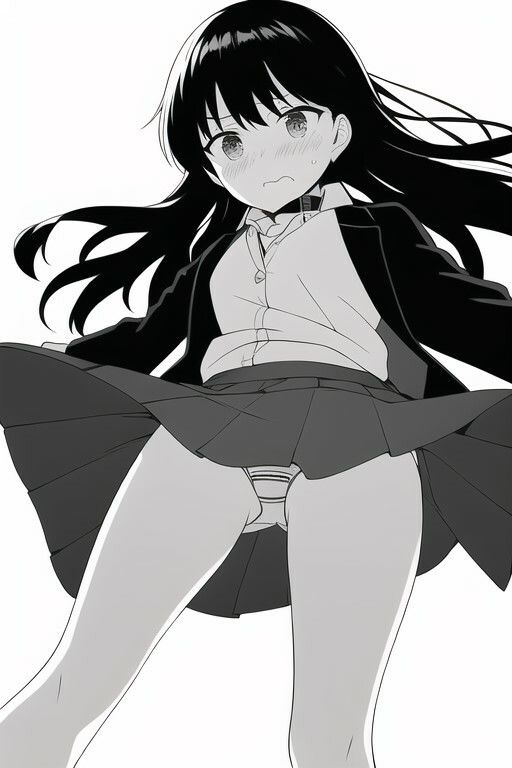 サンプル画像3:制服スカートぱんちら！たっぷりボリューム100枚越え！恥じらい顔、悪戯顔など多数の表情を内包！(sono) [d_250994]