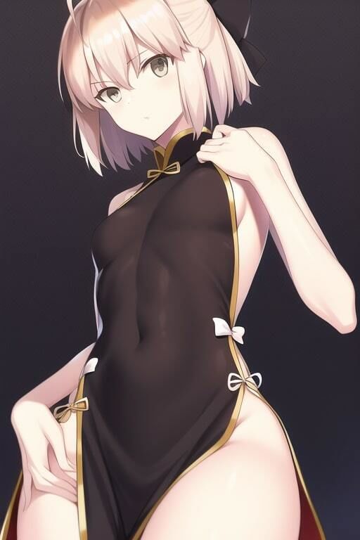 サンプル画像2:「健全な」沖田総司(歪) [d_250996]